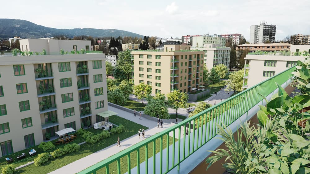 Zahrada Gallas, viualizace